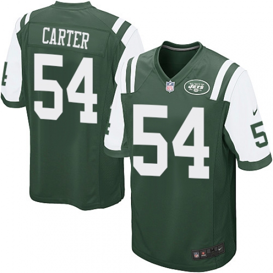Men's Nike New York Jets #54 Bruce Carter Game Green Team Color NFL Jersey - Ujersey