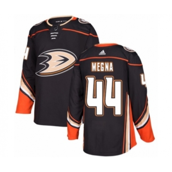 Men's Adidas Anaheim Ducks #44 Jaycob Megna Premier Black Home NHL Jersey - Ujersey