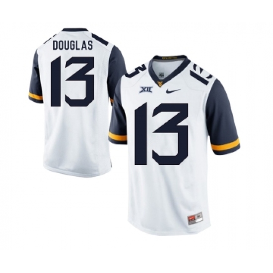 West Virginia Mountaineers 13 Rasul Douglas White College Football Jersey - Ujersey