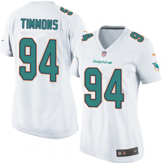 Women's Nike Miami Dolphins #94 Lawrence Timmons Game White NFL Jersey - Ujersey
