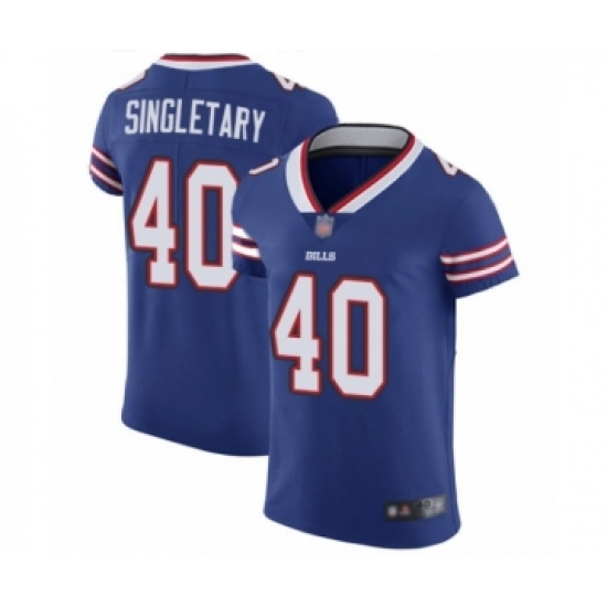 Men's Buffalo Bills #40 Devin Singletary Royal Blue Team Color Vapor Untouchable Elite Player Football Jersey - Ujersey