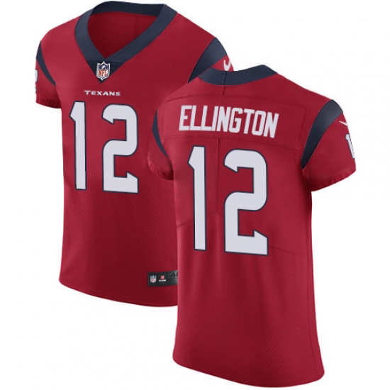 Men's Nike Houston Texans #12 Bruce Ellington Red Alternate Vapor Untouchable Elite Player NFL Jersey - Ujersey