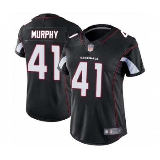 Women's Arizona Cardinals #41 Byron Murphy Black Alternate Vapor Untouchable Limited Player Football Jersey - Ujersey