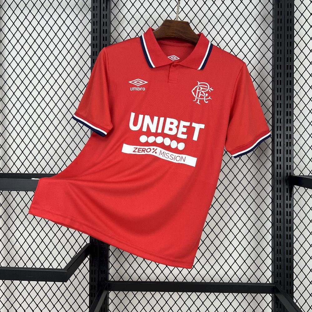 Rangers FC Soccer Jersey Away Custom Shirt 2025/26 - ujerseystore