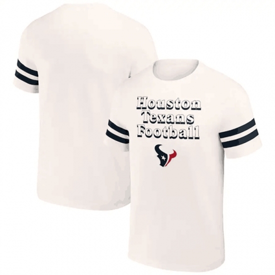 Men's Houston Texans Cream X Darius Rucker Collection Vintage T Shirt - Ujersey