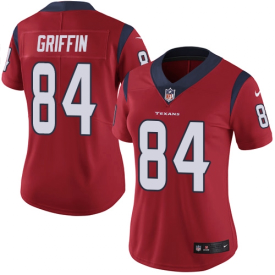 Women's Nike Houston Texans #84 Ryan Griffin Elite Red Alternate NFL Jersey - Ujersey