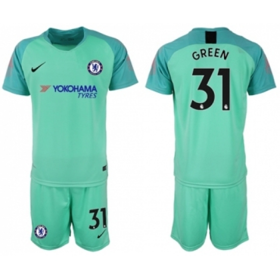 Chelsea #31 Green Goalkeeper Soccer Club Jersey