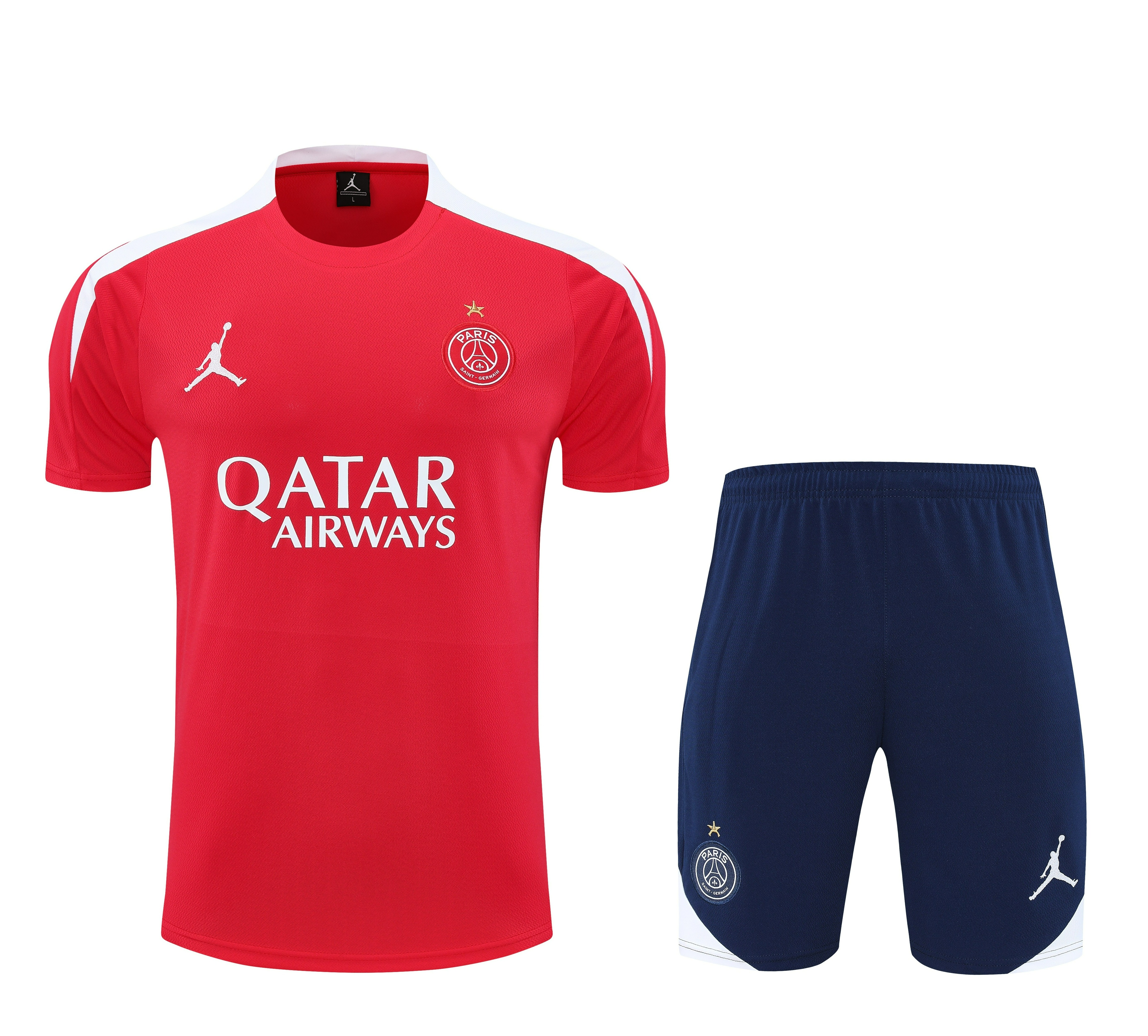 PSG Training Jersey Kit Red 2025/26 - With Star - U-jersey