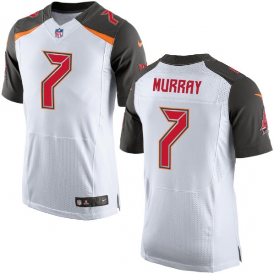 Men's Nike Tampa Bay Buccaneers #7 Patrick Murray Elite White NFL Jersey - Ujersey