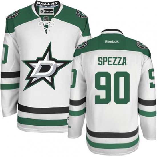 Women's Reebok Dallas Stars #90 Jason Spezza Authentic White Away NHL Jersey - Ujersey