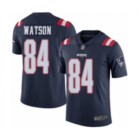 Youth New England Patriots #84 Benjamin Watson Limited Navy Blue Rush Vapor Untouchable Football Jersey