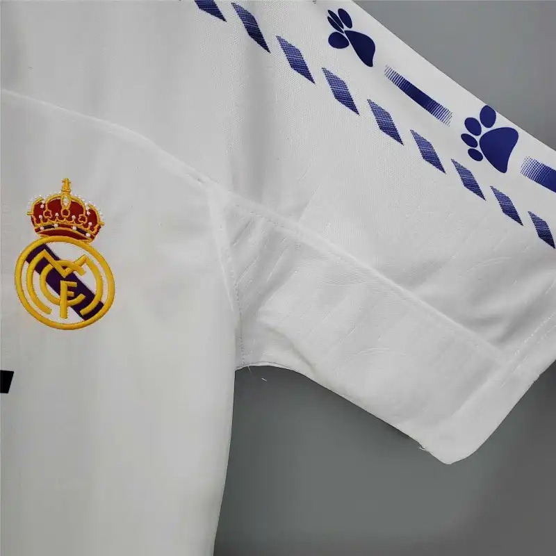 Real Madrid Retro Jersey Home Custom Soccer Shirt 1996-97 - ujerseystore