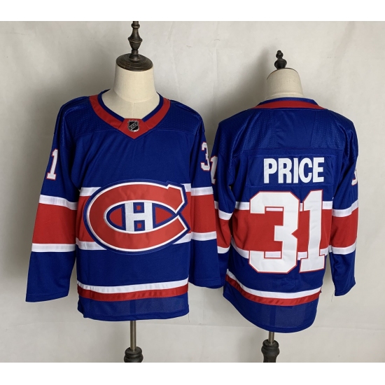 Men's Montreal Canadiens #31 Carey Price Blue 2020-21 Special Edition Replica Player Jersey - Ujersey