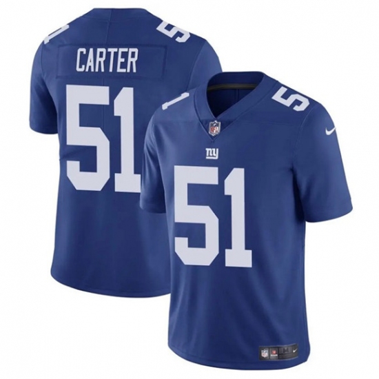 Men's New York Giants #51 Abdul Carter Blue 2025 Vapor Untouchable Limited Football Stitched Jersey - Ujersey