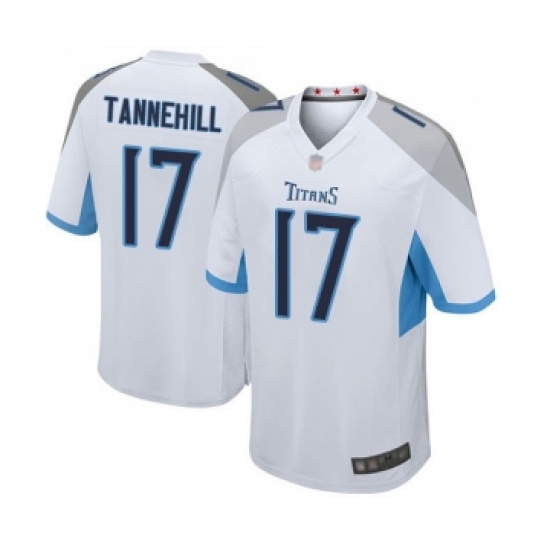 Men's Tennessee Titans #17 Ryan Tannehill Game White Football Jersey - Ujersey