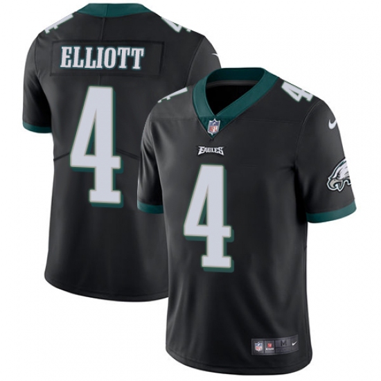 Youth Nike Philadelphia Eagles #4 Jake Elliott Black Alternate Vapor Untouchable Limited Player NFL Jersey - Ujersey