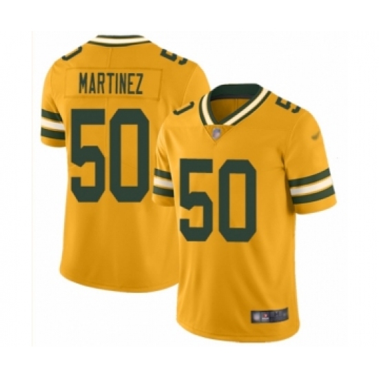 Men's Green Bay Packers #50 Blake Martinez Limited Gold Inverted Legend Football Jersey - Ujersey