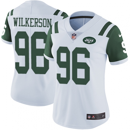 Women's Nike New York Jets #96 Muhammad Wilkerson Elite White NFL Jersey - Ujersey