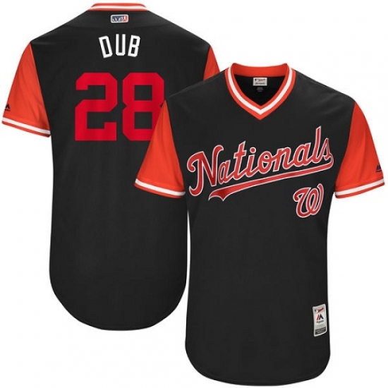 Men's Majestic Washington Nationals #28 Jayson Werth 