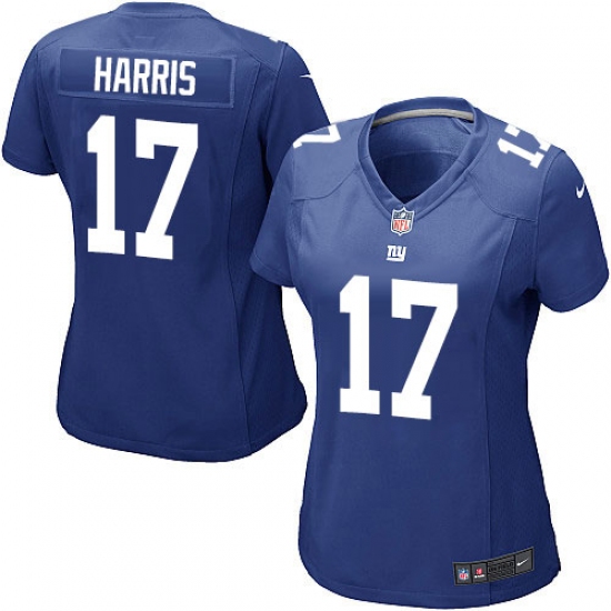 Women's Nike New York Giants #17 Dwayne Harris Game Royal Blue Team Color NFL Jersey - Ujersey