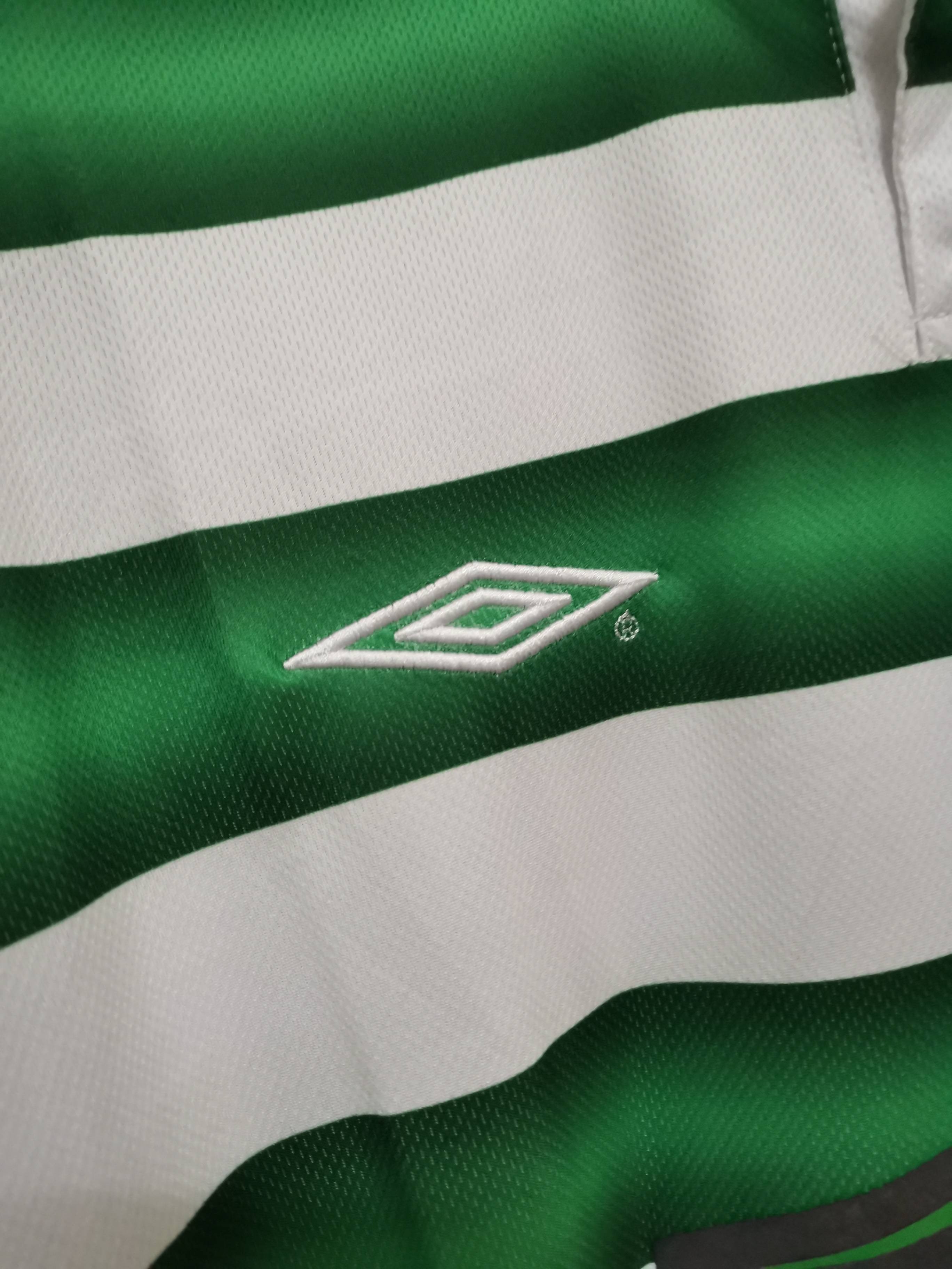 Celtic Retro Soccer Jersey Home Custom Shirt 2003/04 - ujerseystore