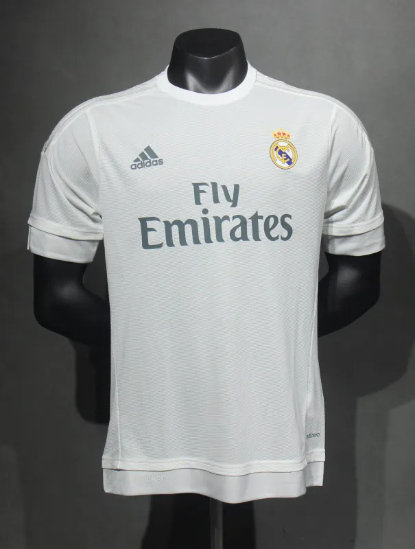 Real Madrid Retro Jersey Home Soccer Shirt 2015/16 - Ujersey NHL