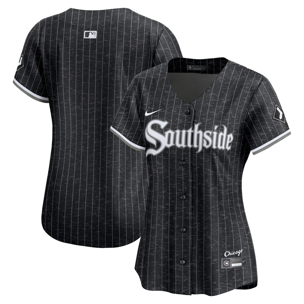 Women's Chicago White Sox Nike Black City Connect Limited Jersey - SUjersey01