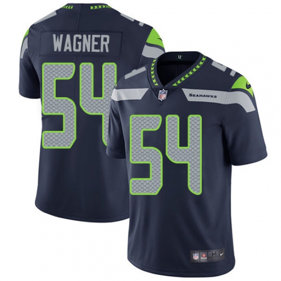 Youth Nike Seattle Seahawks #54 Bobby Wagner Elite Steel Blue Team Color NFL Jersey - Ujersey