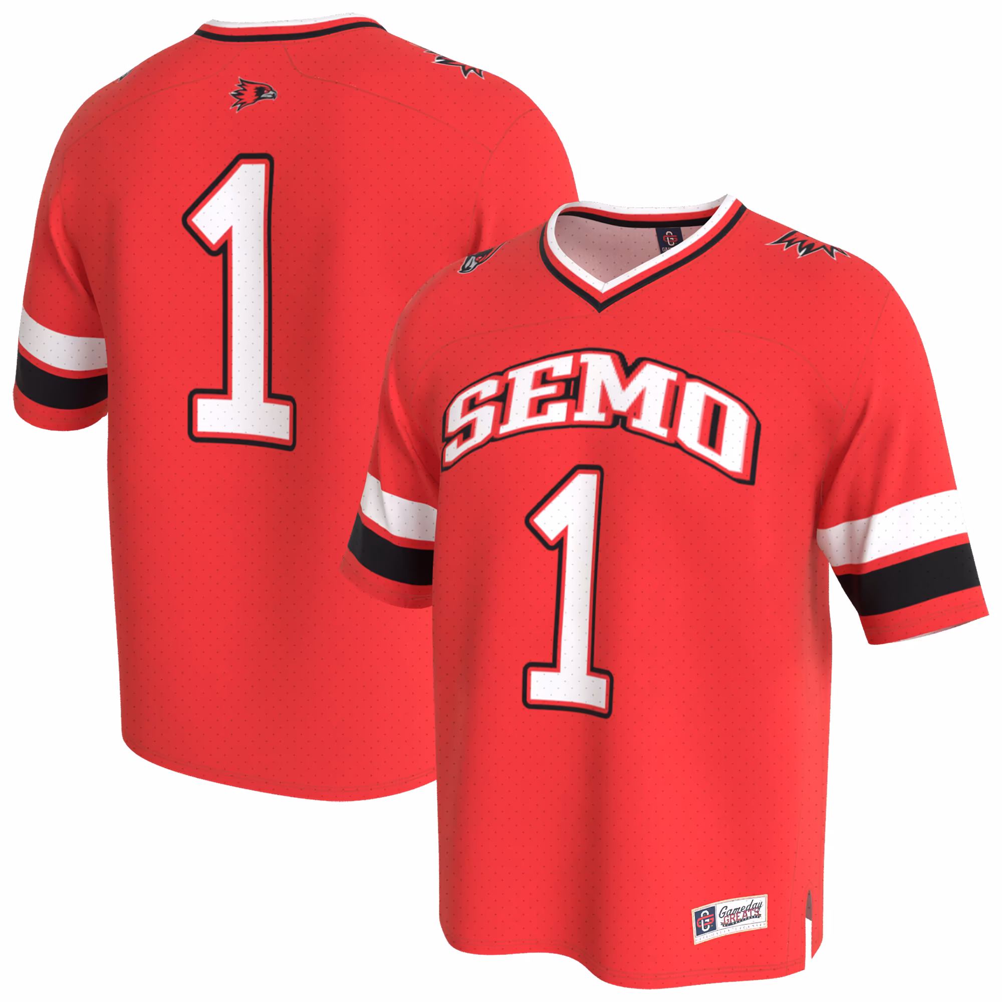 Youth GameDay Greats Red SEMO Redhawks Lightweight Collegiate Football Fashion Jersey - SUjersey01