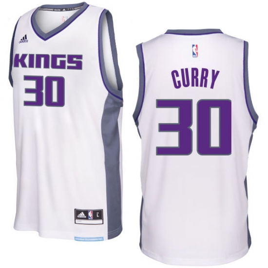 Sacramento Kings #30 Seth Curry 2016-17 Seasons White Home New Swingman Jersey - Ujersey