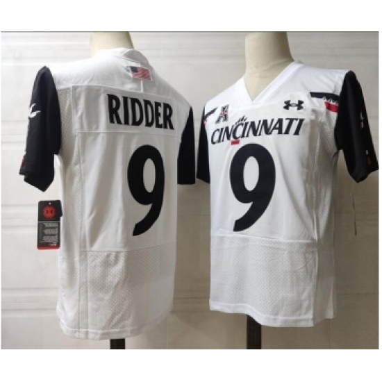Men's Cincinnati Bearcats #9 Desmond Ridder Alumni White NCAA Jersey College Football - Ujersey