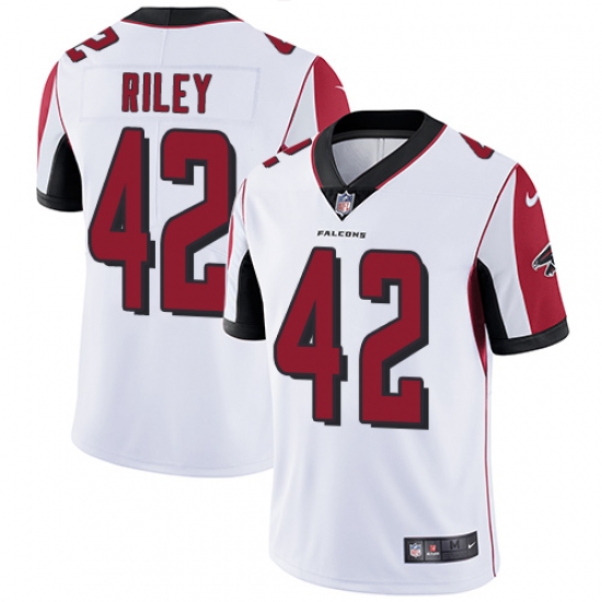 Youth Nike Atlanta Falcons #42 Duke Riley White Vapor Untouchable Limited Player NFL Jersey - Ujersey