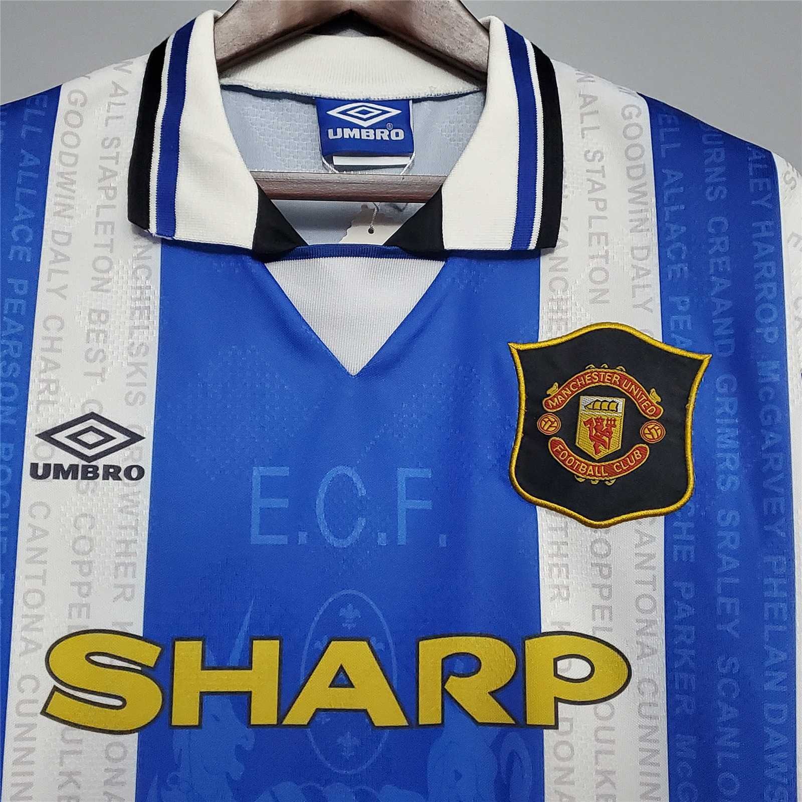 Manchester United Retro Third Away Football Jersey Shirt 1994/96 - Ujersey NHL