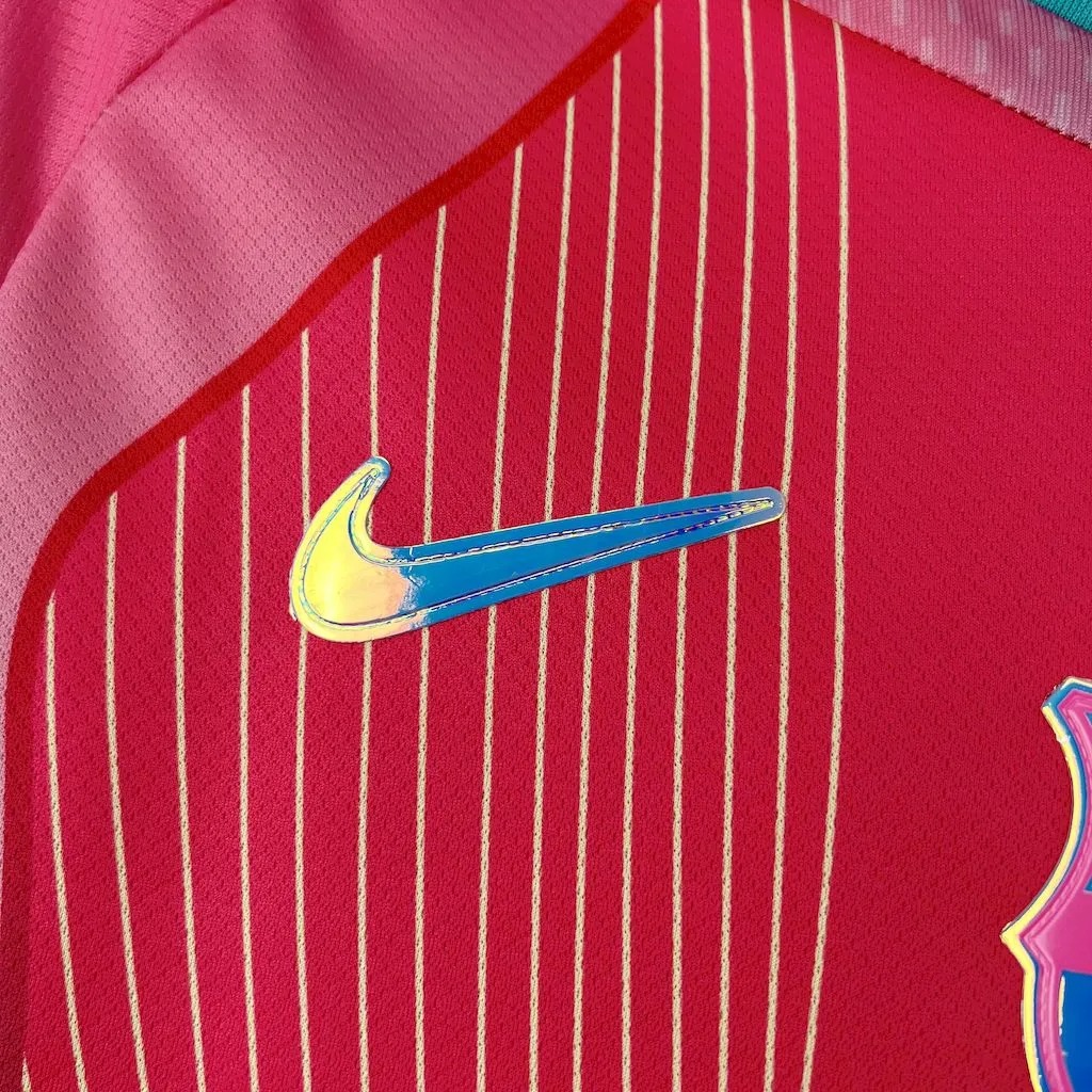 Barcelona Soccer Jersey Pink Special Edition Custom Shirt 2025/26 - Ujersey