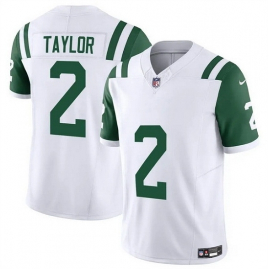 Men's New York Jets #2 Tyrod Taylor White 2024 F U S E Classic Alternate Vapor Untouchable Limited Stitched Jersey - Ujersey