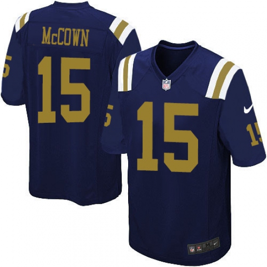 Youth Nike New York Jets #15 Josh McCown Limited Navy Blue Alternate NFL Jersey - Ujersey
