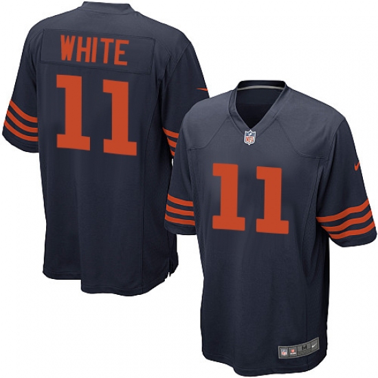 Men's Nike Chicago Bears #11 Kevin White Game Navy Blue Alternate NFL Jersey - Ujersey
