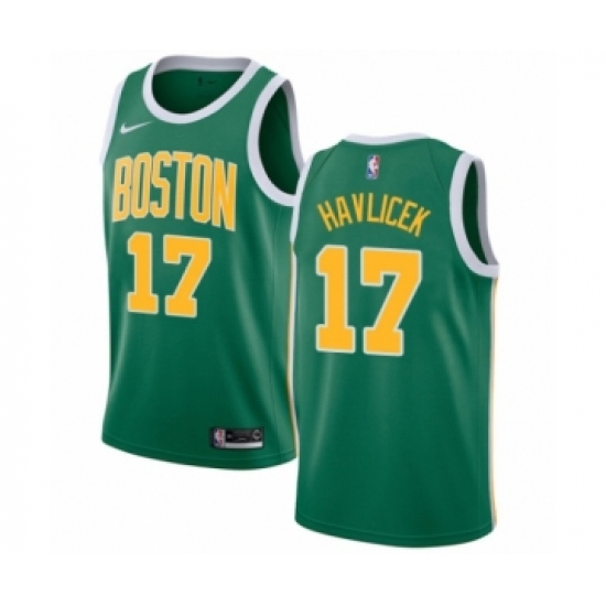 Youth Nike Boston Celtics #17 John Havlicek Green Swingman Jersey - Earned Edition - Ujersey