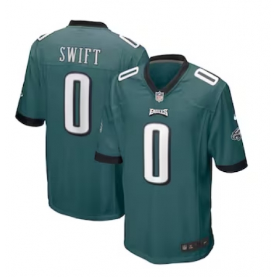 Men's Philadelphia Eagles #0 D'Andre Swift Nike Midnight Green Limited Player Jersey - Ujersey