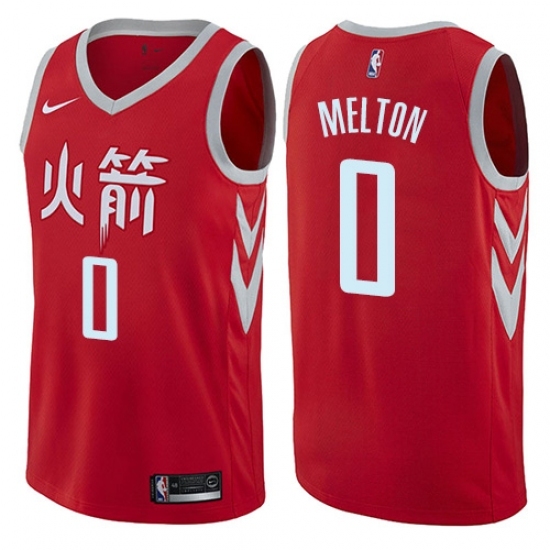 Youth Nike Houston Rockets #0 De'Anthony Melton Swingman Red NBA Jersey - City Edition - Ujersey