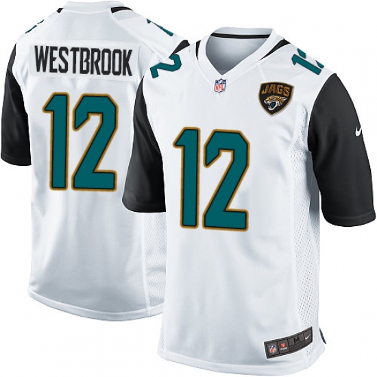 Men's Nike Jacksonville Jaguars #12 Dede Westbrook Game White NFL Jersey - Ujersey