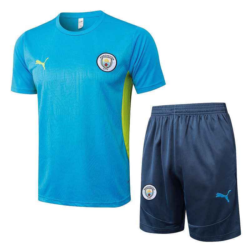 Manchester City Training Jersey Kit Blue 2025/26 - Ujersey NHL