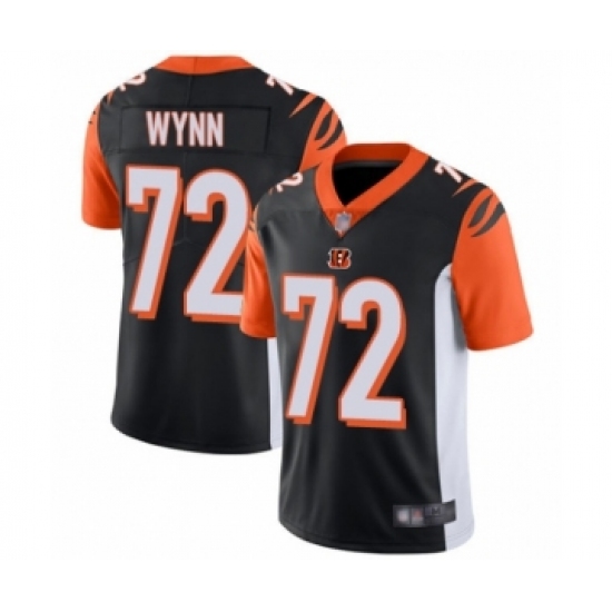 Men's Cincinnati Bengals #72 Kerry Wynn Black Team Color Vapor Untouchable Limited Player Football Jersey - Ujersey