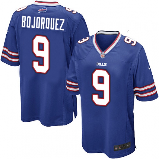 Men's Nike Buffalo Bills #9 Corey Bojorquez Game Royal Blue Team Color NFL Jersey - Ujersey