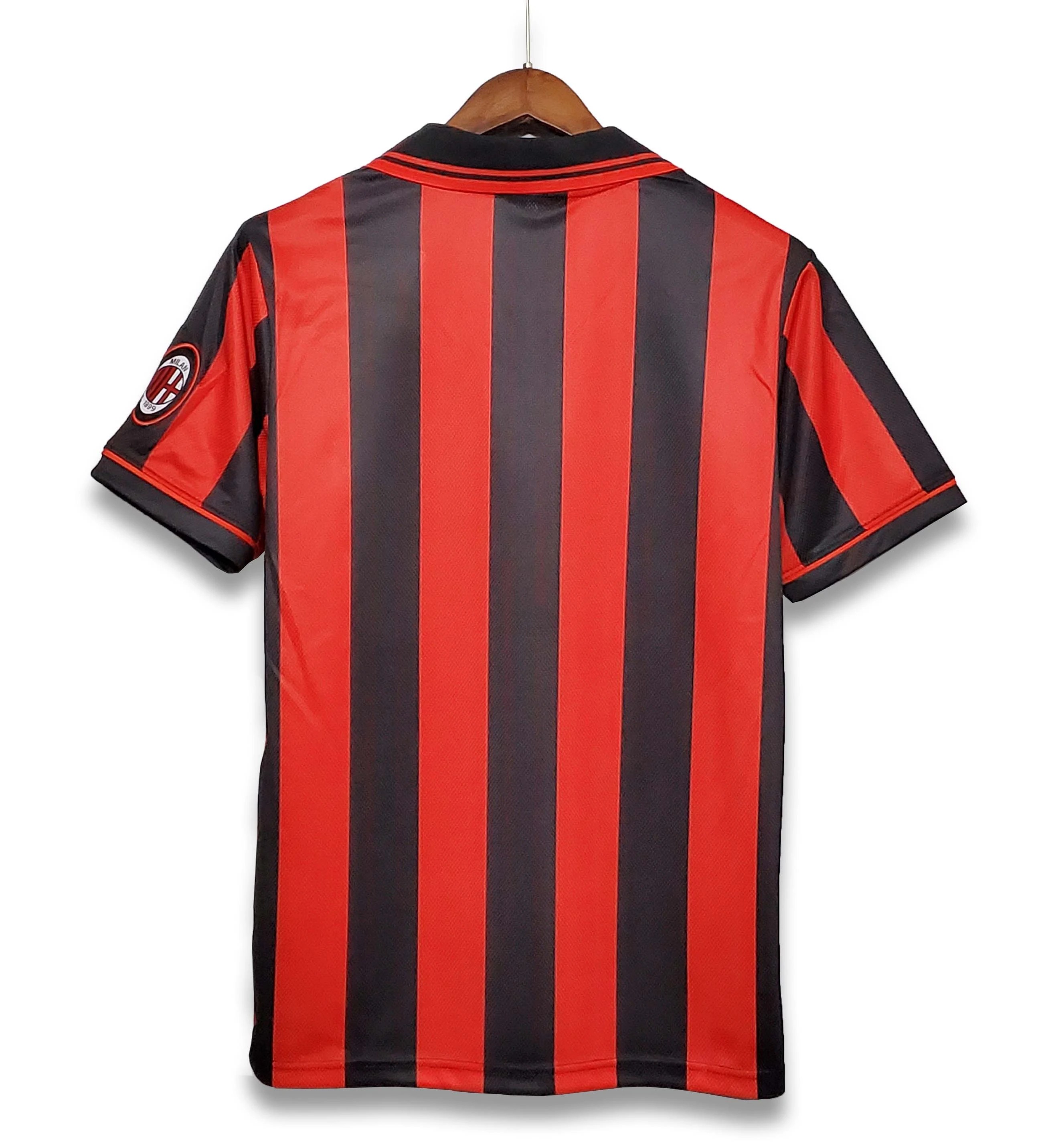 AC Milan Retro Soccer Jersey Home Custom Shirt 1996/97 - ujerseystore