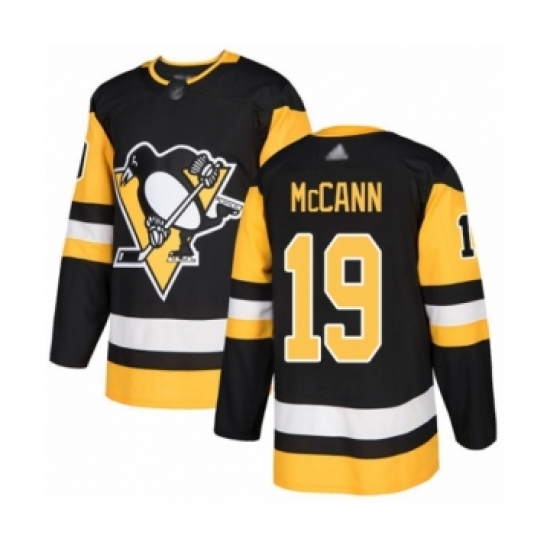 Men's Pittsburgh Penguins #19 Jared McCann Authentic Black Home Hockey Jersey - Ujersey