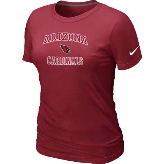 Nike Arizona Cardinals Women's Heart & Soul NFL T-Shirt Red - Ujersey