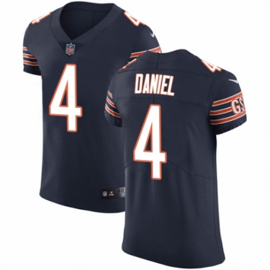 Men's Nike Chicago Bears #4 Chase Daniel Navy Blue Team Color Vapor Untouchable Elite Player NFL Jersey - Ujersey