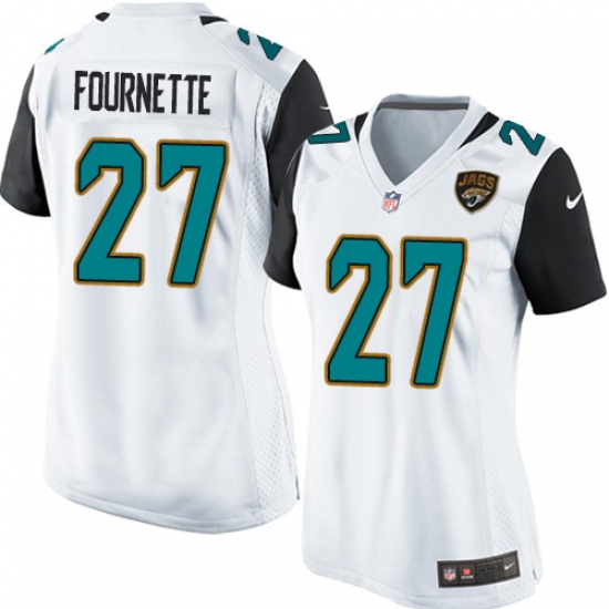 Women's Nike Jacksonville Jaguars #27 Leonard Fournette Game White NFL Jersey - Ujersey