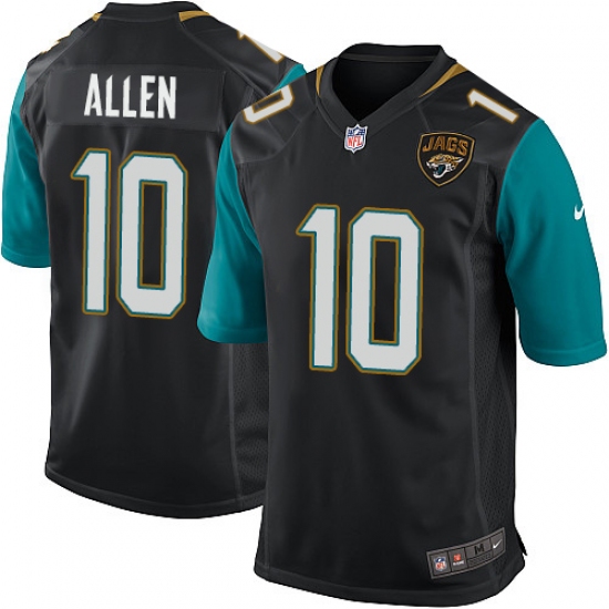 Men's Nike Jacksonville Jaguars #10 Brandon Allen Game Black Alternate NFL Jersey - Ujersey